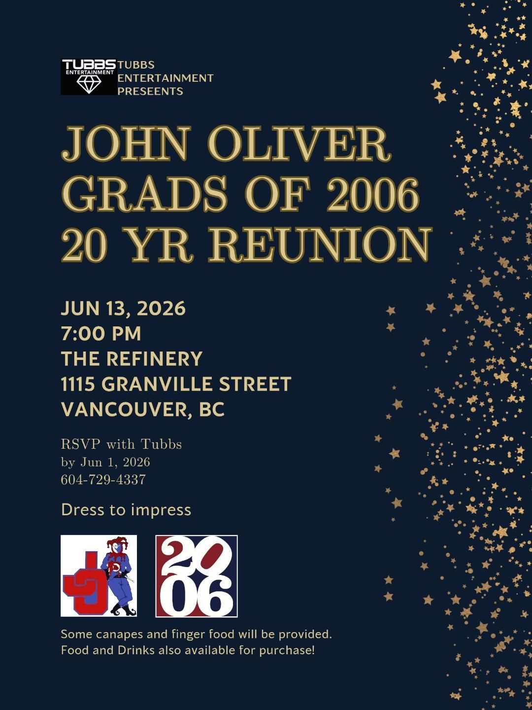 You are currently viewing John Oliver Grads of 2006: 20 YR Reunion