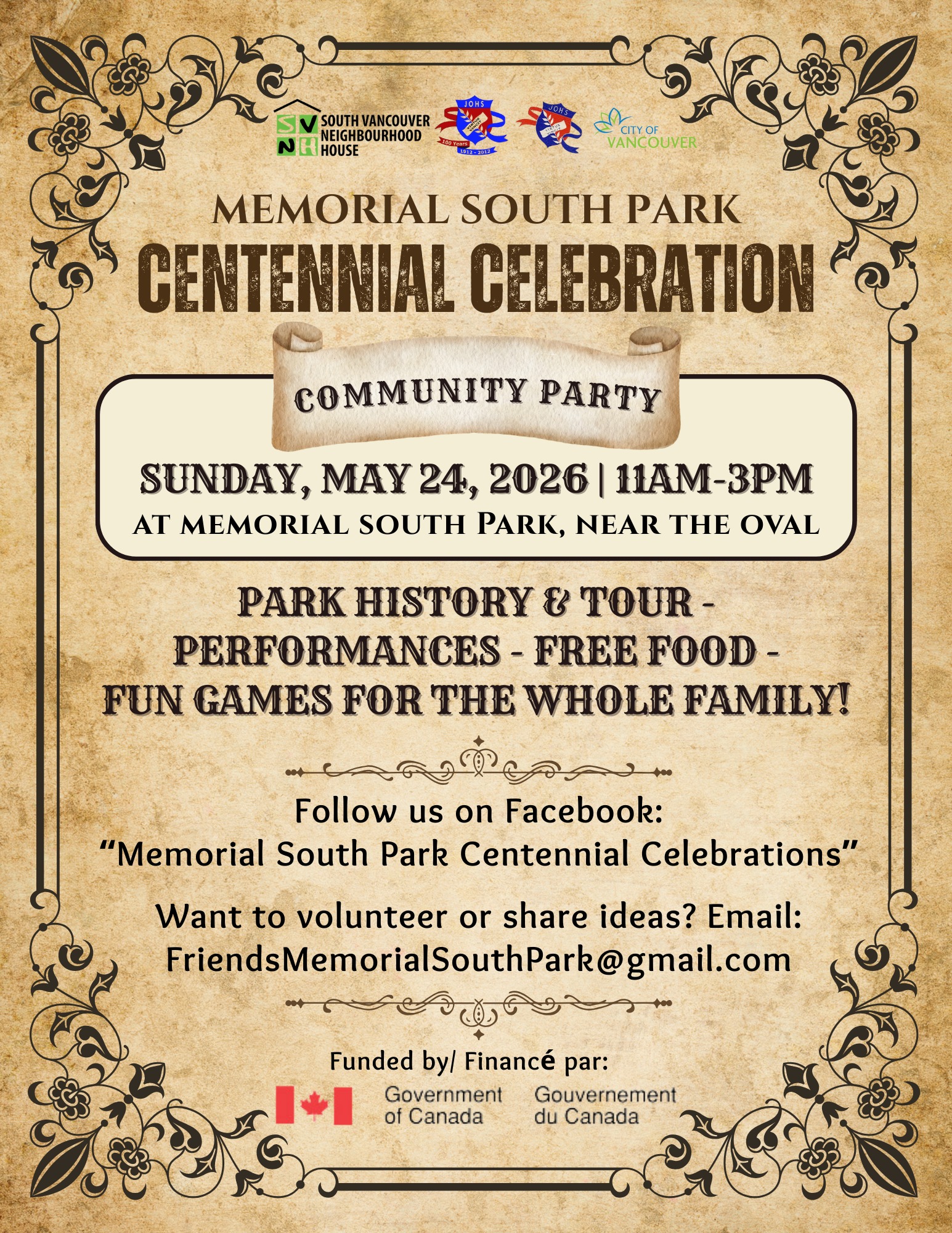 You are currently viewing Memorial South Park Centennial Celebration